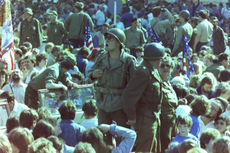 K vidění byly všude i různé vojenské uniformy z období II. světové války (foto Z. Šůcha)